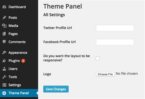 Create A Wp Theme Settings Page With The Settings Api — Sitepoint