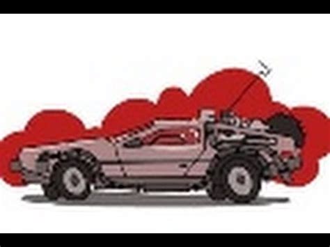 How To Draw The Delorean Time Machine From Back To The Future Youtube