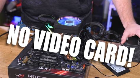Gaming Without A Video Card In 2019 Youtube