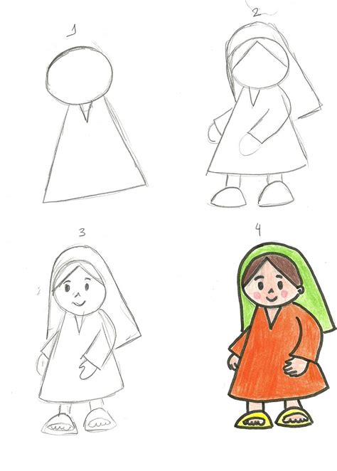 Evangeliza Como Desenhar Uma Menina