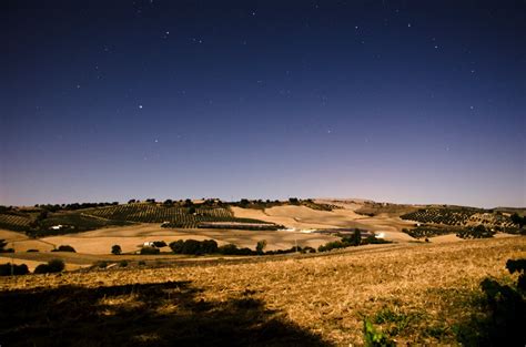 Fotos Gratis Paisaje Horizonte Cielo Heno Campo Noche Prado