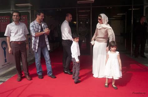 Leila Hatami With Her Husbend Ali Mosaffa And Their Children Asal And Mani