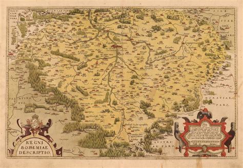 Bohemia By Abraham Ortelius Sanderus Antique Maps Antique Map Webshop