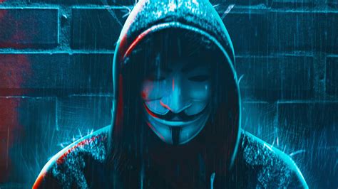 Anonymous Hacker Wallpaper 4K