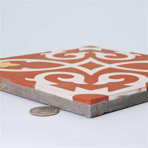 Moroccan Handmade Cement Tile 8inch X 8 Inch Floor And Wall Etsy