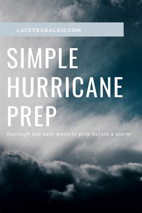 Simple Hurricane Prep Hurricane Prep Hurricane Prepping