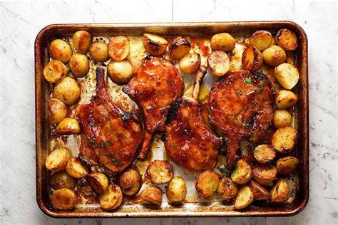 Oven Baked Pork Chops With Potatoes Recipe Baked Pork