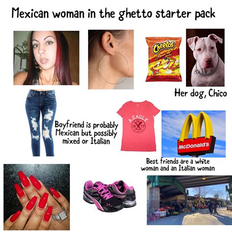 Mexican Woman In The Ghetto Starter Pack Rstarterpacks