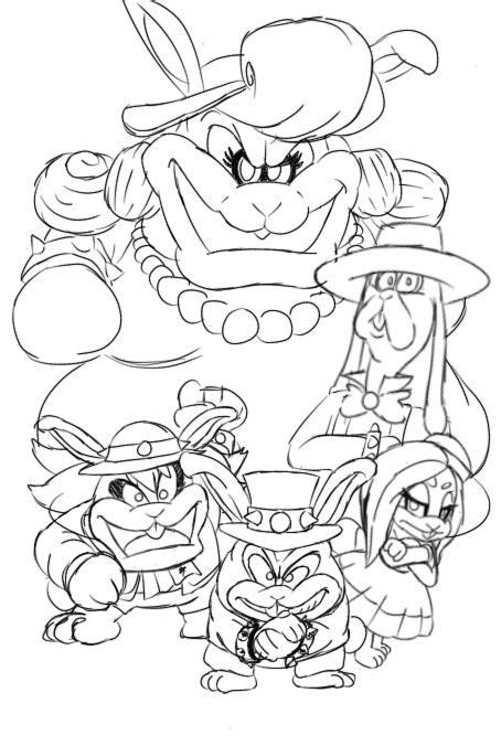 Super Mario Odyssey Character Coloring Page Coloring Pages