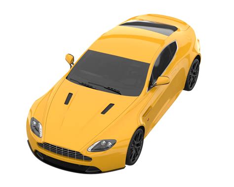 Sport Car Isolated On Transparent Background 3d Rendering