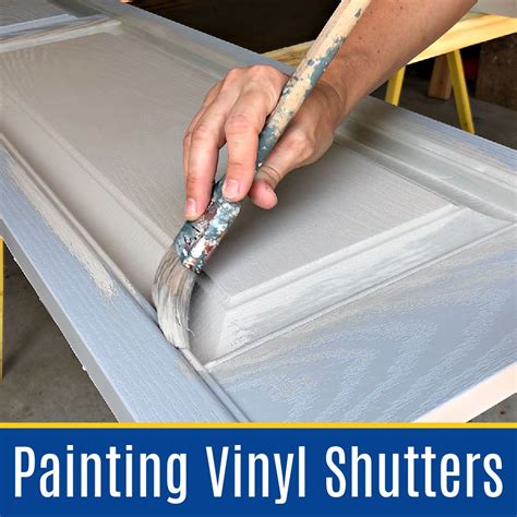 Best Way To Paint Vinyl Shutters In 2021 Vinyl Shutters Paint Vinyl