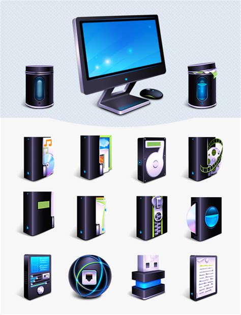 3d Bluefx Desktop Icons Wallpaperfx Blog