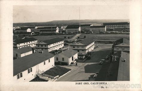 Barracks Fort Ord California Postcard