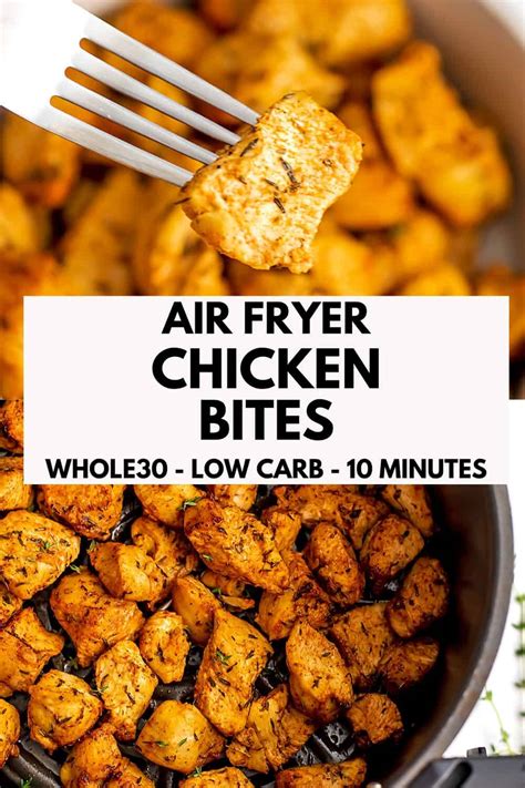 Air Fryer Chicken Bites Bites Of Wellness