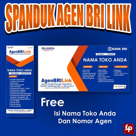 Jual Spanduk Brilink Spanduk Agen Brilink Banner Agen Bri Link Lestari Print Indonesia