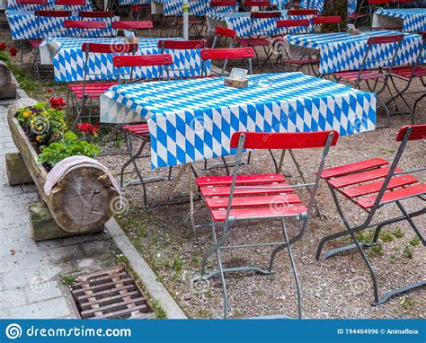 In A Bavarian Beer Garden Germany Stock Photo Image Of Tradition