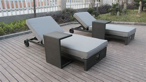 Luxury Grey Outdoor Rattan Daybed For Garden Patio Beach