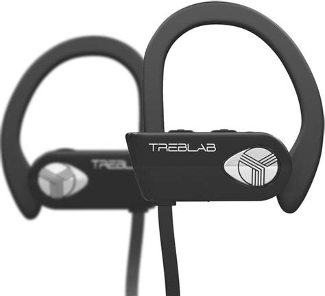 Treblab Xr500 Wireless Bluetooth Earbuds With Noise Canceling And Ipx7 Waterproof For Gym And