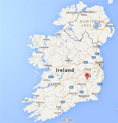 Where Is Carlow In Ireland Map System Map