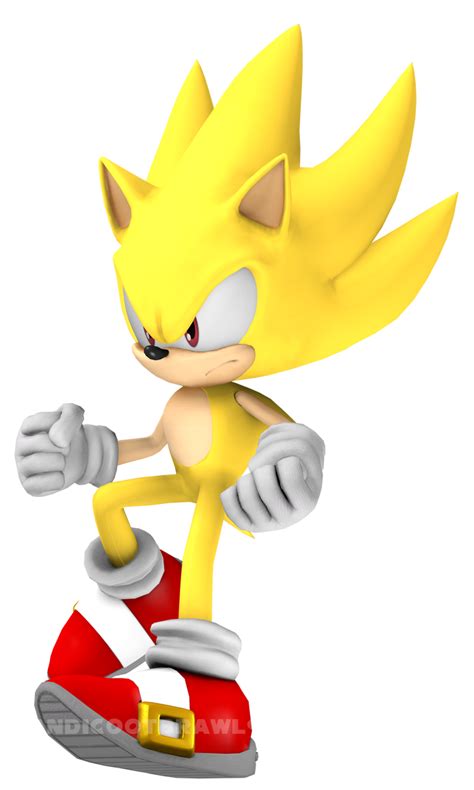 OUTDATED RENDER | Modern Super Sonic Render by bandicootbrawl96 on ...