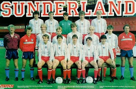 Sunderland Team Group In 1982 Sunderland Football Sunderland Afc