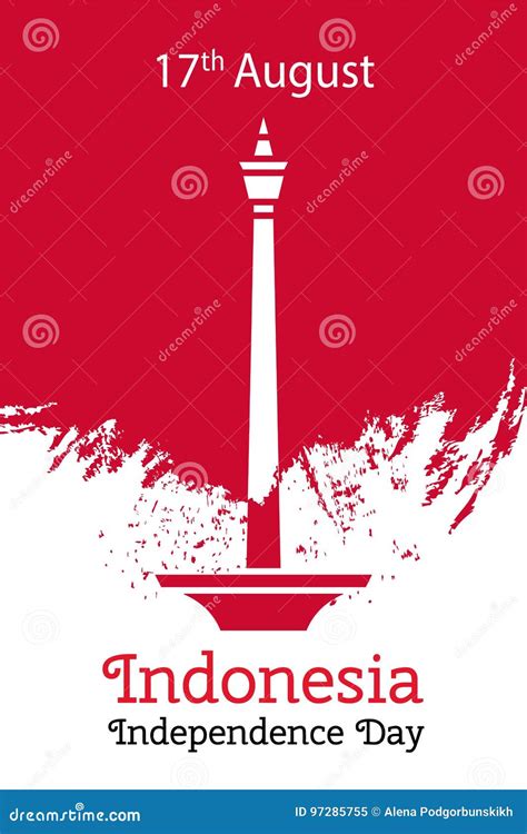 17 August Indonesia Happy Independence Day Banner Template Design