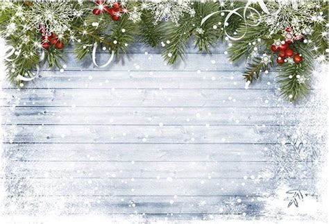 Wood Wall White Snowflake Christmas Photography Backdrop Starbackdrop
