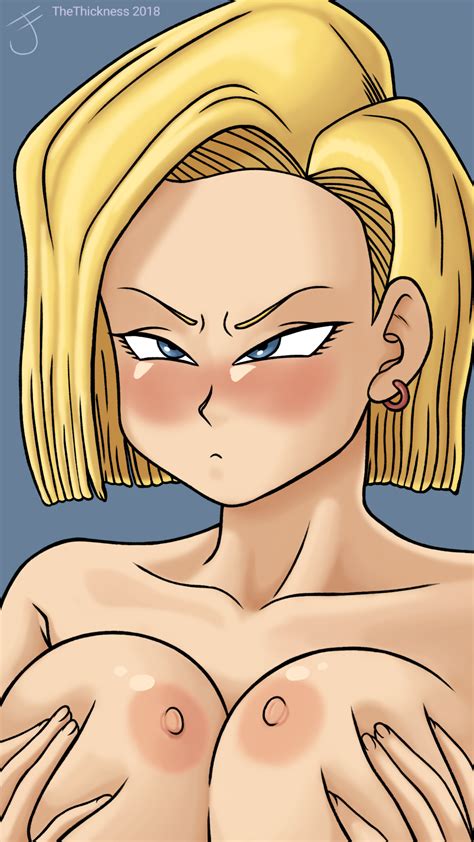 Rule 34 1girls Alternate Version Available Android 18 Blonde Hair Breasts Dragon Ball Female