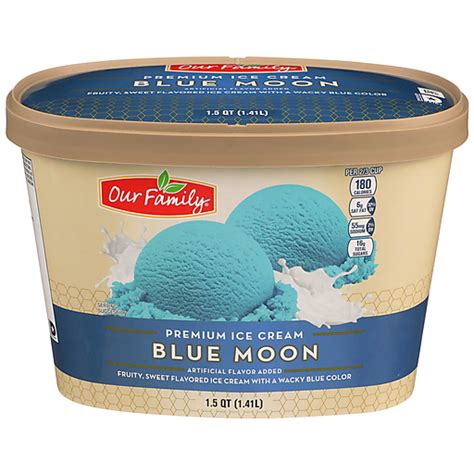 OUR FAMILY BLUE MOON ICE CREAM SCROUND Other Fairview Food Market
