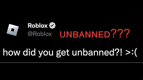 How To Get Unbanned On Roblox Youtube