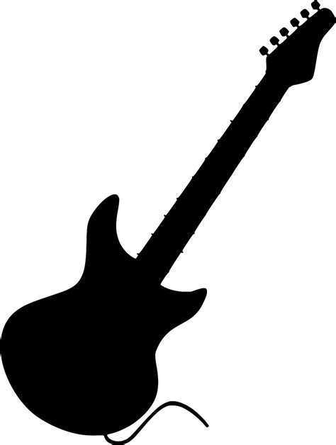 Sound Of Silence Guitar Shaped Svg And Png File Tools Stencils Jan
