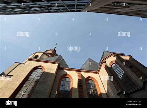 Leipzig Germany St Nicholas Church Stock Photo Alamy