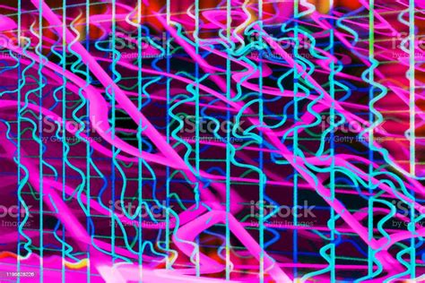 Squiggly Lines Stock Illustration Download Image Now Neon Lighting