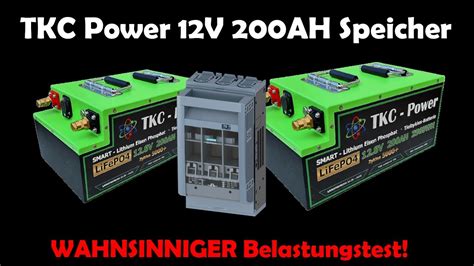 250 Ampere 12 Volt Lifepo4 Batterie Und Inverter Test Wahnsinn Was