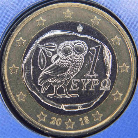 Greece 1 Euro Coin 2018 Euro Coinstv The Online Eurocoins Catalogue