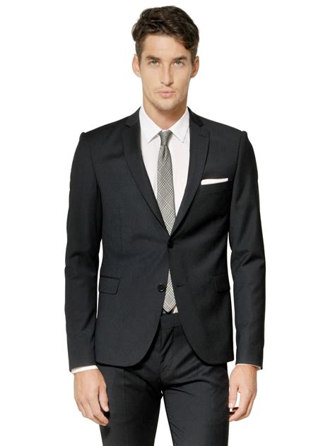 Suits for men are our passion. The Suits Stretch Techno Cool Wool Suit in Black for Men - Lyst