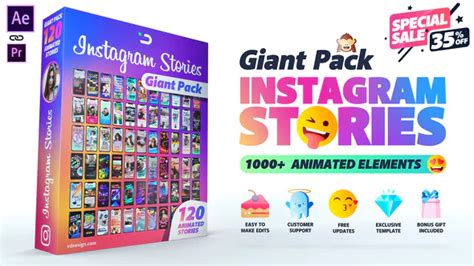 Its impressive set of tools and functionalities has made it the preferred choice of filmmakers, video. Instagram Stories Giant Pack by vdeesign | VideoHive ...