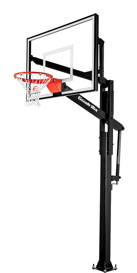 First Team Titan Arena In Ground Outdoor Adjustable Basketball Hoop 72