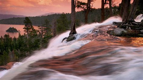 Falls California South Waterfalls Lake Tahoe Emerald Bay