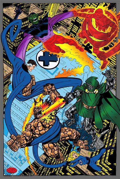 Image Result For Fantastic Four Vs Dr Doom Marvel Comics Superheroes