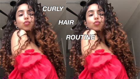 My Affordable And Easy Curly Hair Routine 2c3a3b Curls Youtube