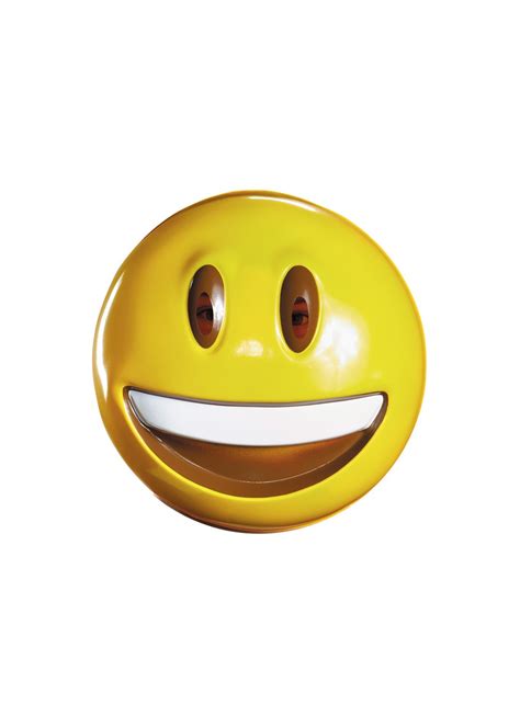 Emoji symbols are the only colorful text symbols there are, yet they are so fresh, some of them are only available on some devices and operating systems. Smiley Face Emoji Mask - Masks