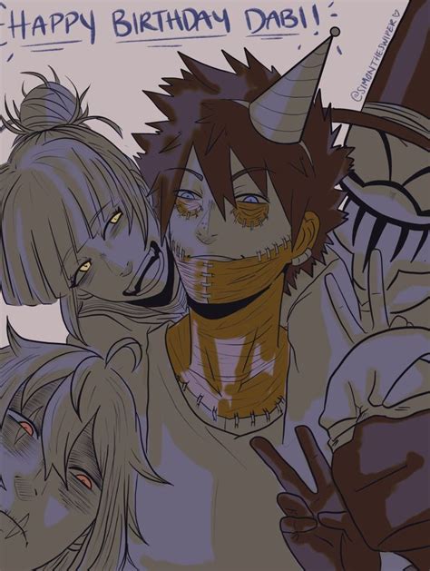 Toga Himiko Mha Dabi Shigaraki My Hero Academia Bnha League Of Villains Tomura Shigatoga