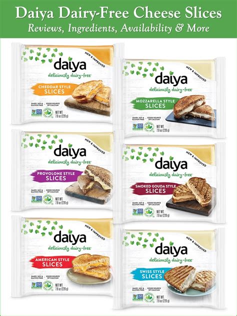 Daiya Dairy Free Cheese Slices Reviews Info Reformulated