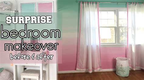 Easy and affordable bedroom makeover ideas ways to turn your master bedroom into a stylish sleeper's paradise that can be done in a weekend. DIY Girl Bedroom Makeover & Reveal On A Budget - YouTube