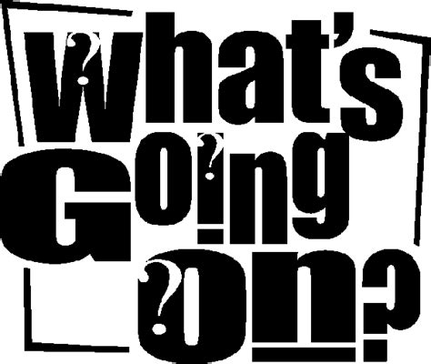 Whats Going On Clip Art Free Image Download