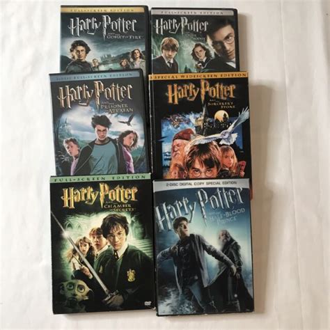 Harry Potter Movies 1 6 Dvd Plus 4 Dvd Spec Feat Ebay