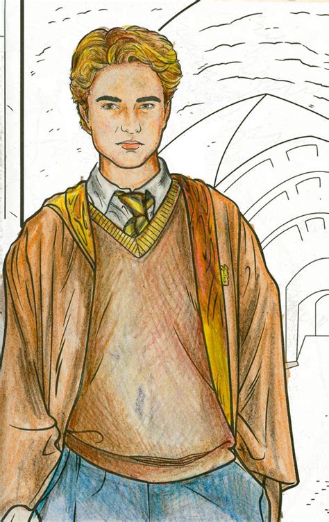 Coloring Book Cedric Diggory By The Crayon Guru On Deviantart