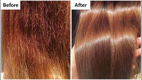 Hair Repair Treatment For Extremely Dry Damaged And Chemically Burned Hair Remove Split Ends