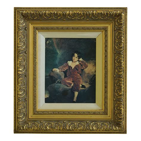 Quality Gold Framed Art On Canvas Chairish
